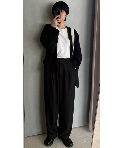 RIM.ARK(リムアーク)の「Covered short gown(カバード ショート ガウン)(カーディガン/ボレロ・レディース・グレー/ブラウン/ブラック/ライトベージュ・FREE)」の1枚目の写真