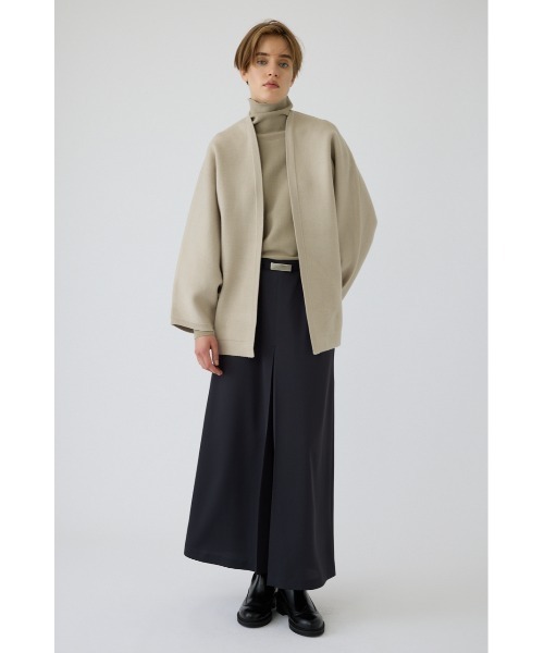 RIM.ARK(リムアーク)の「Covered short gown(カバード ショート ガウン)(カーディガン/ボレロ・レディース・グレー/ブラウン/ブラック/ライトベージュ・FREE)」の5枚目の写真