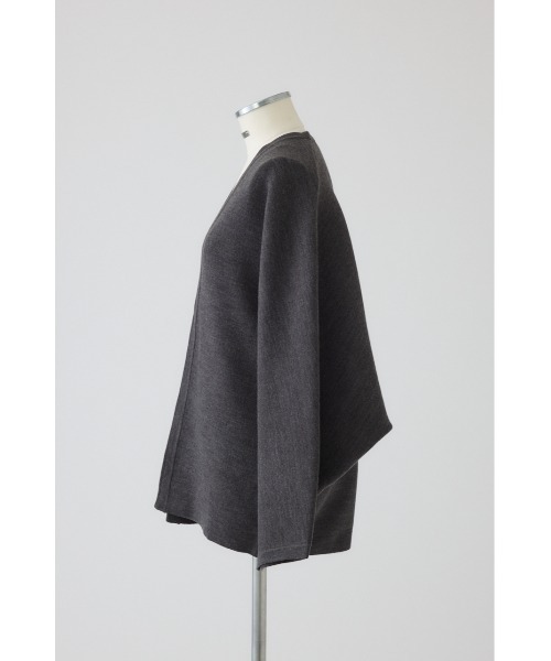 RIM.ARK(リムアーク)の「Covered short gown(カバード ショート ガウン)(カーディガン/ボレロ・レディース・グレー/ブラウン/ブラック/ライトベージュ・FREE)」の16枚目の写真