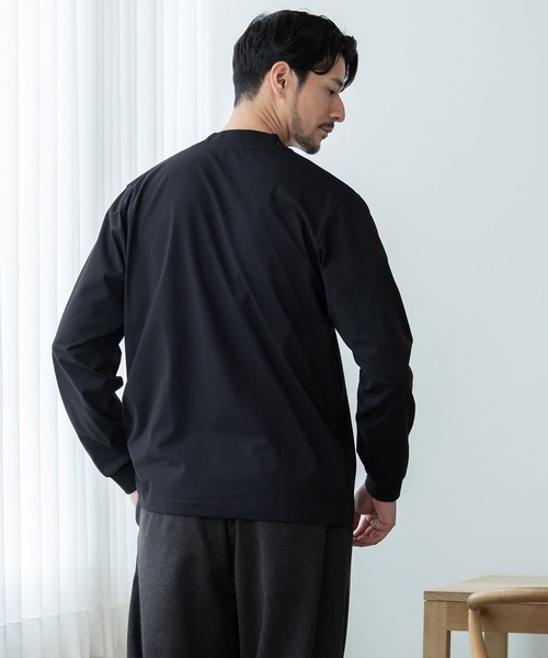 phiten(ファイテン)の「【phiten × BTZ TOKYO】軽量・通気 モックネック長袖Tシャツ(Tシャツ/カットソー・メンズ・ホワイト/ブラック/チャコールグレー・S/M/LL/L/3L)」の15枚目の写真