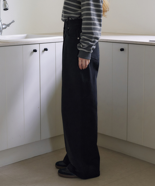 DEHEVE（デヘヴェ）の「エッセンシャル ウォーム ワイドパンツ [ブラック]（その他パンツ・レディース・その他・SMALL/MEDIUM/LARGE）」の4枚目の写真