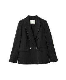 【J'aDoRe・店舗限定サイズ】ウール混ストレッチダブルジャケット/セットアップ対応