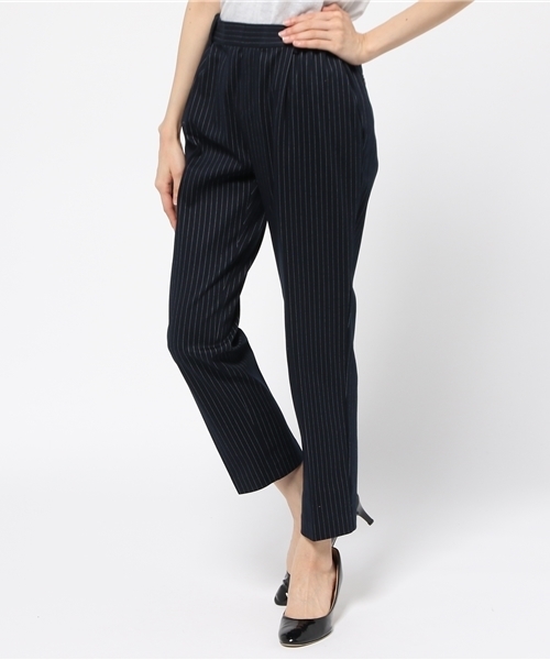 LOUNGEDRESS(ラウンジドレス)の「ストライプカットパンツ(その他パンツ・レディース・オフホワイト/ネイビー/カーキ・1/0)」の3枚目の写真
