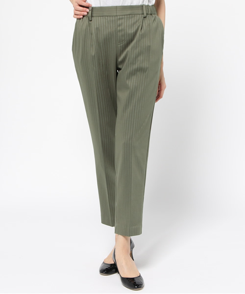 LOUNGEDRESS(ラウンジドレス)の「ストライプカットパンツ(その他パンツ・レディース・オフホワイト/ネイビー/カーキ・1/0)」の2枚目の写真