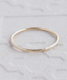 e.m. | ゴールドヘアラインリング(リング)