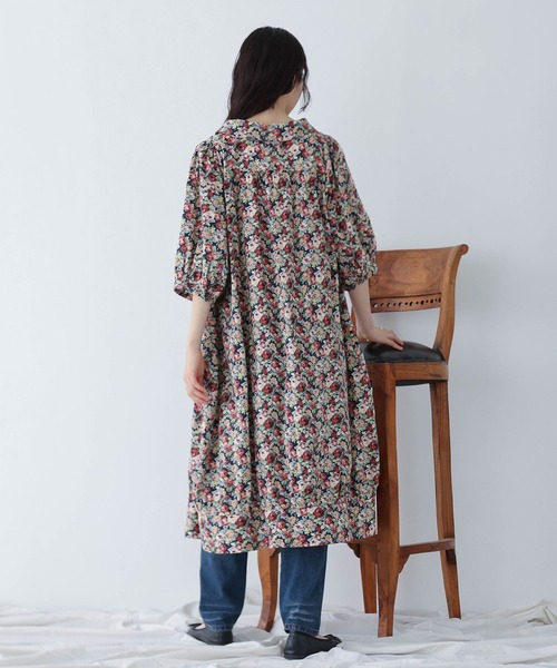 somari imagination（ソマリ イマジネーション）の「アンティークフラワーシャツワンピース（シャツワンピース・レディース・レッド系その他・FREE）」の12枚目の写真