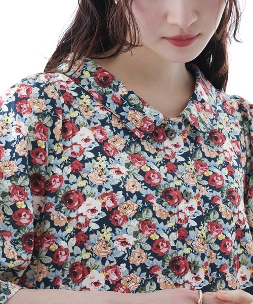 somari imagination（ソマリ イマジネーション）の「アンティークフラワーシャツワンピース（シャツワンピース・レディース・レッド系その他・FREE）」の15枚目の写真