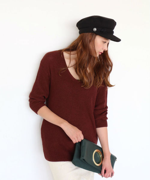 FREE'S MART（フリーズマート）の「【andGIRL10月号掲載】マリンキャスケット（キャスケット・レディース・グレー/ブラック/ベージュ・FREE）」の8枚目の写真