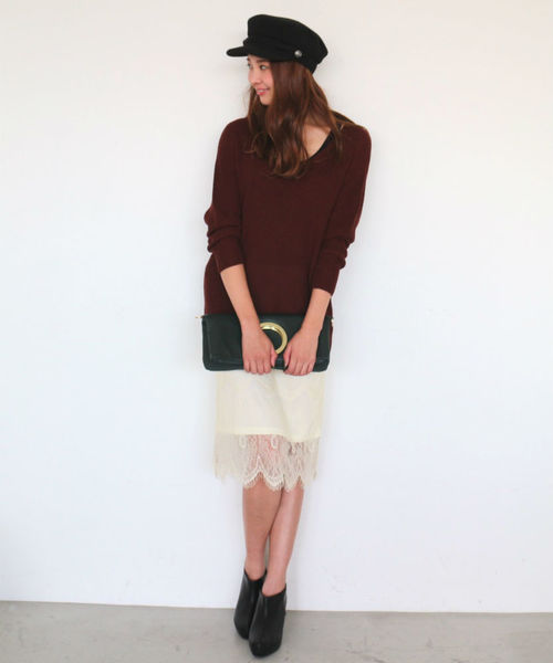 FREE'S MART（フリーズマート）の「【andGIRL10月号掲載】マリンキャスケット（キャスケット・レディース・グレー/ブラック/ベージュ・FREE）」の9枚目の写真