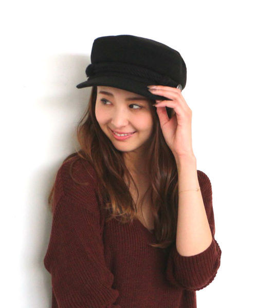 FREE'S MART（フリーズマート）の「【andGIRL10月号掲載】マリンキャスケット（キャスケット・レディース・グレー/ブラック/ベージュ・FREE）」の11枚目の写真