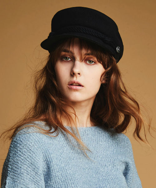 FREE'S MART（フリーズマート）の「【andGIRL10月号掲載】マリンキャスケット（キャスケット・レディース・グレー/ブラック/ベージュ・FREE）」の12枚目の写真