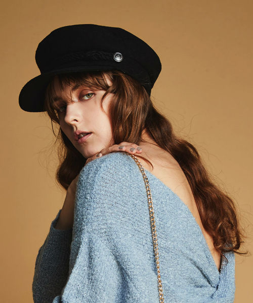 FREE'S MART（フリーズマート）の「【andGIRL10月号掲載】マリンキャスケット（キャスケット・レディース・グレー/ブラック/ベージュ・FREE）」の13枚目の写真