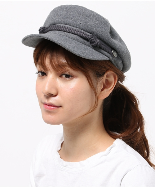 FREE'S MART（フリーズマート）の「【andGIRL10月号掲載】マリンキャスケット（キャスケット・レディース・グレー/ブラック/ベージュ・FREE）」の3枚目の写真