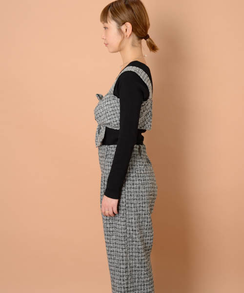 mystic（ミスティック）の「ビスチェロンTセット（Tシャツ/カットソー