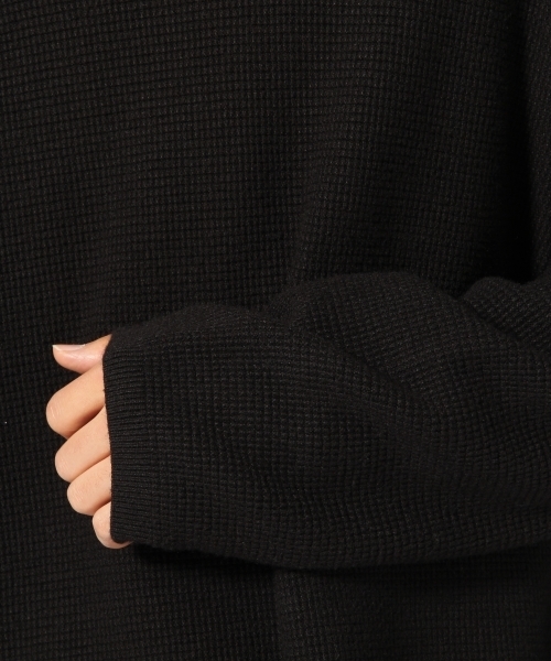 RAGEBLUE（レイジブルー）の「【発熱素材】ドロップショルダーニットクルー/734975（ニット/セーター・メンズ・ネイビー/グレー系その他/オリーブ/ブラック・MEDIUM/LARGE）」の11枚目の写真
