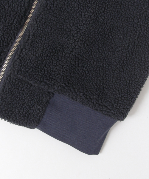 SENSE OF PLACE by URBAN RESEARCH（センスオブプレイスバイアーバンリサーチ）の「ロングボアブルゾン（ブルゾン・レディース・ネイビー/ブラック/オフホワイト・FREE）」の13枚目の写真