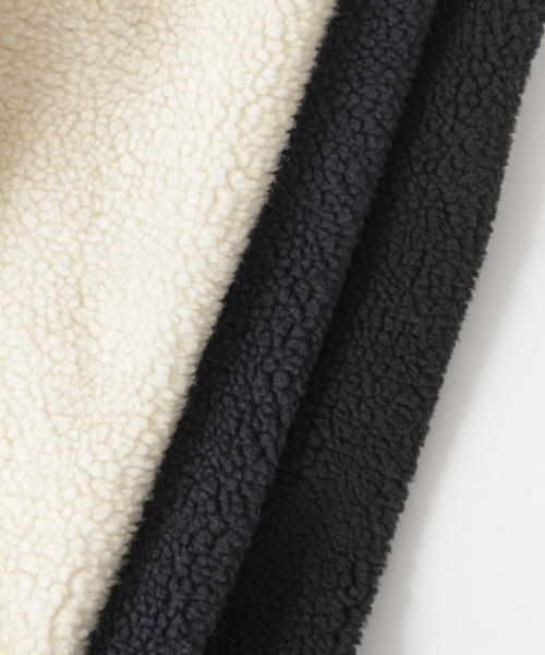 SENSE OF PLACE by URBAN RESEARCH（センスオブプレイスバイアーバンリサーチ）の「ロングボアブルゾン（ブルゾン・レディース・ネイビー/ブラック/オフホワイト・FREE）」の7枚目の写真