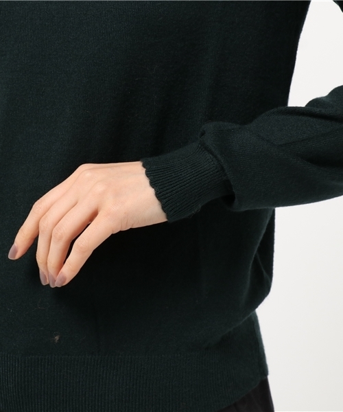 earth music&ecology（アースミュージックアンドエコロジー）の「【2016Autumn】ミニスカラップニットプルオーバー（ニット/セーター・レディース・マスタード/ネイビー/アイボリー/ライトグレー/ピンク/ダークグリーン・S/M）」の11枚目の写真