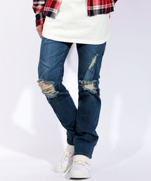 ８(eight) | ダメージ加工スキニーデニム (デニムパンツ)