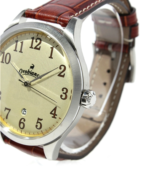 NANO universe（ナノユニバース）の「DELPAPA（アナログ腕時計・メンズ・ブラック/ブラウン・FREE）」の5枚目の写真