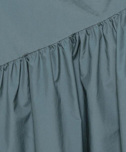 H　BEAUTY&YOUTH UNITED ARROWS（エイチビューティーアンドユースユナイテッドアローズ）の「＜H＞TYP FRILL SKIRT/ｽｶｰﾄ ◆（スカート・レディース・オリーブ/ブラック・MEDIUM/SMALL）」の11枚目の写真