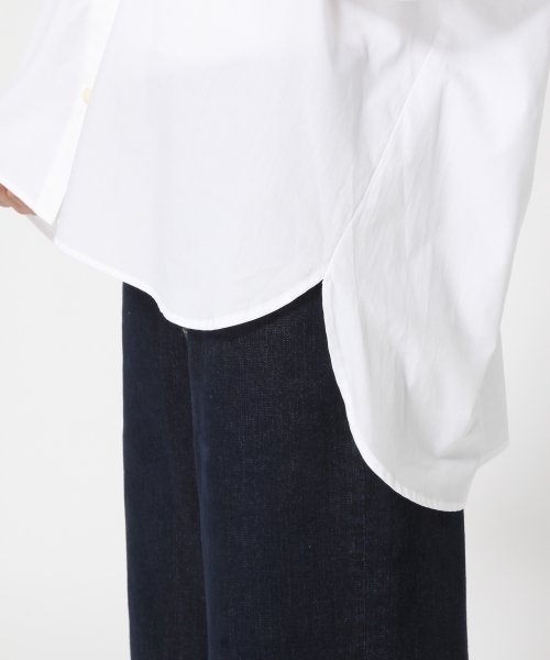 GLOBAL WORK(グローバルワーク)の「バックリボンシャツ長袖/763876(シャツ/ブラウス・レディース・ネイビー/ホワイト/パープル/カーキ・MEDIUM/LARGE)」の16枚目の写真