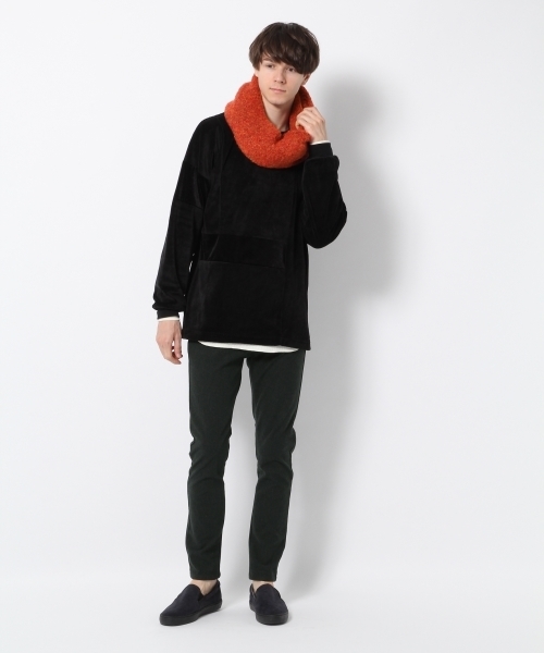 GLOBAL WORK（グローバルワーク）の「【発熱・保温・保湿】ワッフルロングクルーネック/765422（Tシャツ/カットソー・メンズ・ホワイト/ネイビー/カーキ/レッド/グレー・LARGE/X-LARGE/MEDIUM/SMALL）」の6枚目の写真