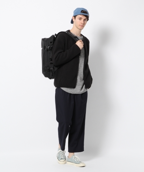 GLOBAL WORK（グローバルワーク）の「【発熱・保温・保湿】ワッフルロングクルーネック/765422（Tシャツ/カットソー・メンズ・ホワイト/ネイビー/カーキ/レッド/グレー・LARGE/X-LARGE/MEDIUM/SMALL）」の7枚目の写真