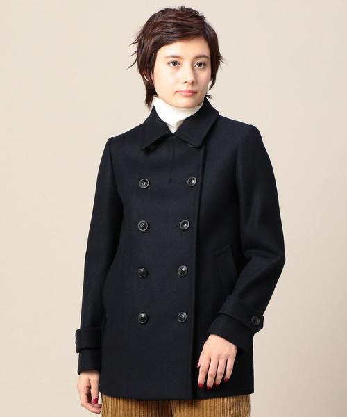 UNITED ARROWS ピーコート ハミルトンウール ミドル丈 冬 BEAUTY&YOUTH UNITED ARROWS（ビューティーアンドユースユナイテッド