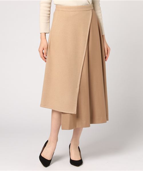 PEGGY LANA（ペギーラナ）の「Asymmetry Flare SK（スカート・レディース・ベージュ/イエロー系その他・1/2）」の11枚目の写真