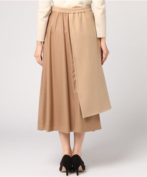 PEGGY LANA（ペギーラナ）の「Asymmetry Flare SK（スカート・レディース・ベージュ/イエロー系その他・1/2）」の5枚目の写真