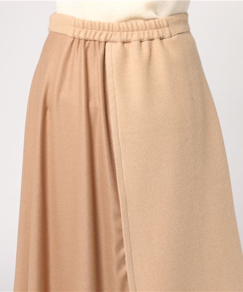 PEGGY LANA（ペギーラナ）の「Asymmetry Flare SK（スカート・レディース・ベージュ/イエロー系その他・1/2）」の6枚目の写真