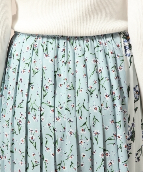 LOWRYS FARM（ローリーズファーム）の「ハナキリカエプリーツスカート　783105 （スカート・レディース・ネイビー/イエロー/ブルー・FREE）」の11枚目の写真