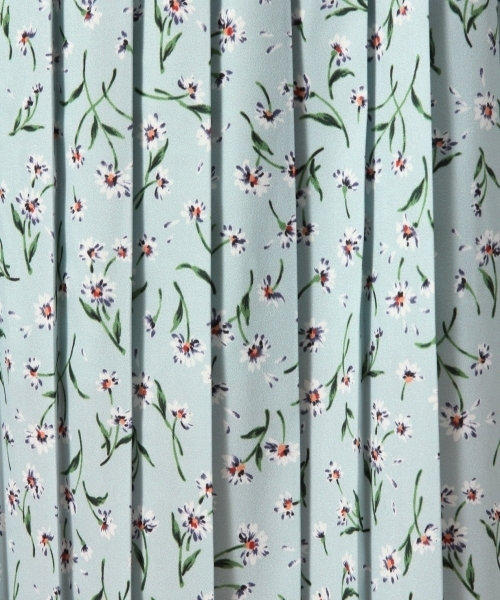 LOWRYS FARM（ローリーズファーム）の「ハナキリカエプリーツスカート　783105 （スカート・レディース・ネイビー/イエロー/ブルー・FREE）」の8枚目の写真