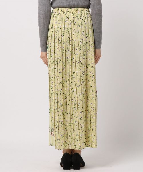 LOWRYS FARM（ローリーズファーム）の「ハナキリカエプリーツスカート　783105 （スカート・レディース・ネイビー/イエロー/ブルー・FREE）」の4枚目の写真