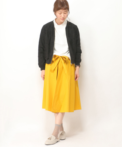 LBC(エルビーシー)の「レースブルゾン (ブルゾン・レディース・ブラック/ピンク・LARGE/MEDIUM)」の8枚目の写真