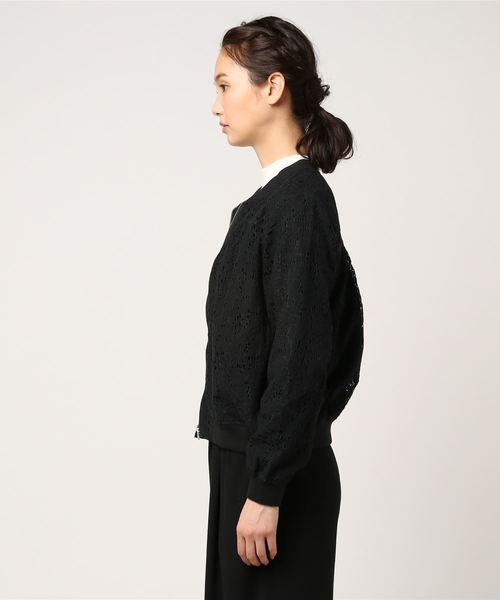 LBC(エルビーシー)の「レースブルゾン (ブルゾン・レディース・ブラック/ピンク・LARGE/MEDIUM)」の3枚目の写真