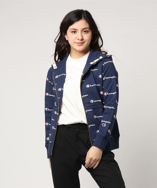 Champion Golf(チャンピオンゴルフ)の「【Champion/チャンピオン】レディース GOLF ジップスウェットパーカー(パーカー・レディース・グレー/オフホワイト/ネイビー・MEDIUM/LARGE)」の3枚目の写真