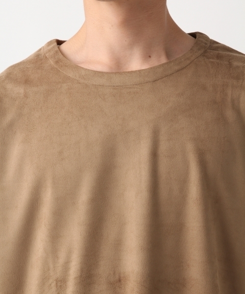 RAGEBLUE（レイジブルー）の「フェイクスウェードドロップクルー/802474（Tシャツ/カットソー・メンズ・ベージュ/ネイビー/ブルー/ワインレッド・SMALL/MEDIUM/LARGE）」の11枚目の写真