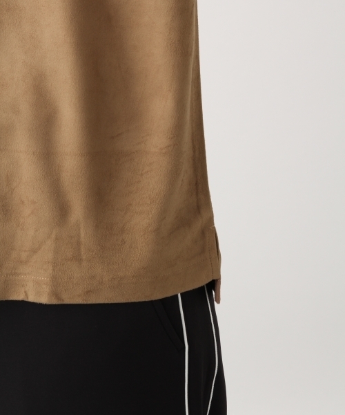 RAGEBLUE（レイジブルー）の「フェイクスウェードドロップクルー/802474（Tシャツ/カットソー・メンズ・ベージュ/ネイビー/ブルー/ワインレッド・SMALL/MEDIUM/LARGE）」の14枚目の写真