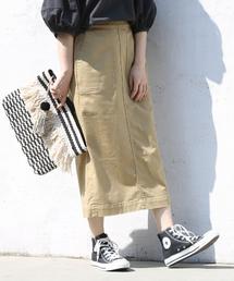 coen | 【追加生産決定・WEB限定】ベイカーストレッチタイトロングスカート(スカート)