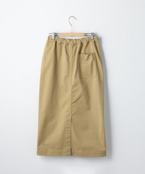 coen（コーエン）の「【追加生産決定・WEB限定】ベイカーストレッチタイトロングスカート（スカート・レディース・ベージュ・SMALL/MEDIUM/LARGE）」の3枚目の写真