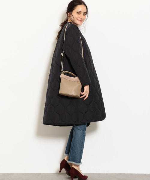 LAURA DI MAGGIO（ローラディマッジオ）の「[別注]LAURA DI MAGGIO KFC FURTRIM 2WAYバッグ ◆（ショルダーバッグ・レディース・ブラック/ベージュ/ワインレッド・FREE）」の11枚目の写真