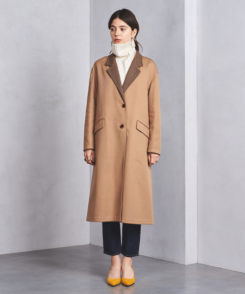 UNITED ARROWS（ユナイテッドアローズ）の「UGMSC チェック リバーシブル コート（チェスターコート・レディース・ベージュ・38/36）」の11枚目の写真