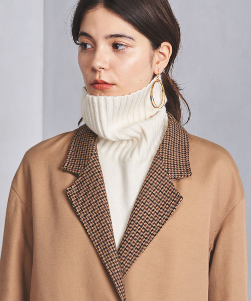 UNITED ARROWS（ユナイテッドアローズ）の「UGMSC チェック リバーシブル コート（チェスターコート・レディース・ベージュ・38/36）」の8枚目の写真