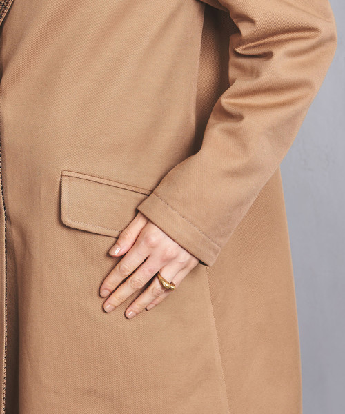 UNITED ARROWS（ユナイテッドアローズ）の「UGMSC チェック リバーシブル コート（チェスターコート・レディース・ベージュ・38/36）」の7枚目の写真