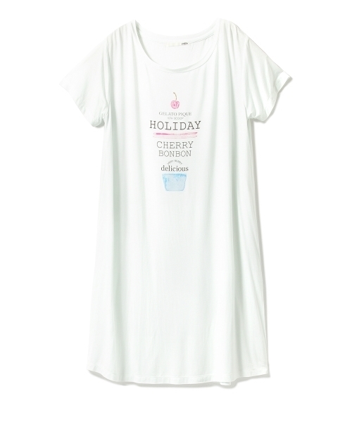 Gelato Pique ジェラートピケ の パフェロゴtドレス ワンピース Wear