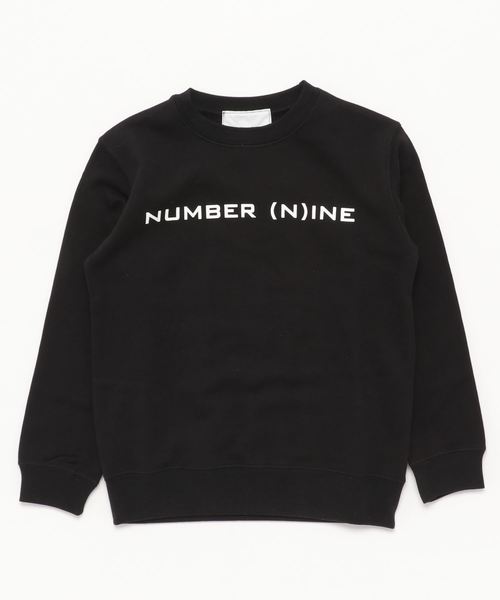 NUMBER (N)INE(ナンバーナイン)の「kids キッズ ロゴクルーネックスウェット(スウェット・キッズ・ブラック/ブラック系その他2/ブラック系その他3/グレー/グレー系その他2/グレー系その他3・130cm(120-130cm)/150cm(140-150cm))」の4枚目の写真