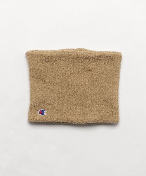 Champion（チャンピオン）の「WEGO/Championネックウォーマー（ネックウォーマー/スヌード・メンズ・ブラック/ベージュ/レッド/ブルー・FREE）」の3枚目の写真