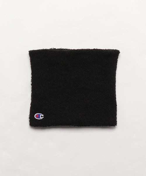 Champion（チャンピオン）の「WEGO/Championネックウォーマー（ネックウォーマー/スヌード・メンズ・ブラック/ベージュ/レッド/ブルー・FREE）」の2枚目の写真